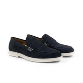 San Nicola Navy Penny Loafer
